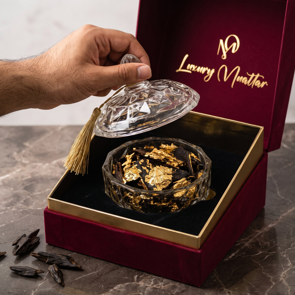 Golden Treasure — Indian Jar Oud with White Amber & Musk | 100g