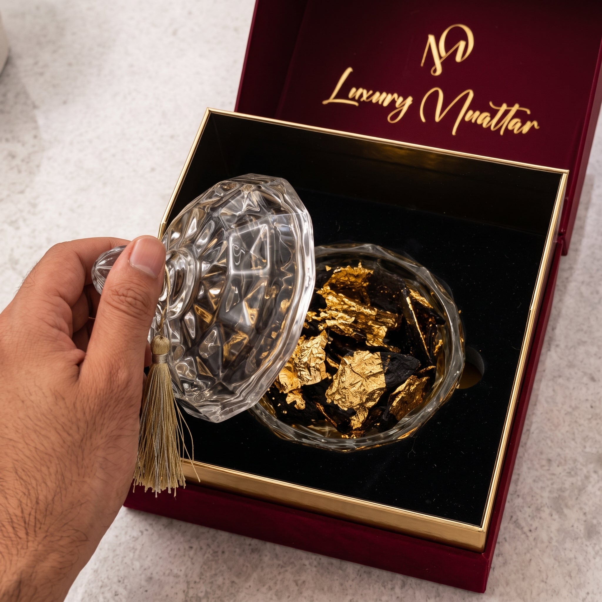 Golden Treasure — Indian Jar Oud with White Amber & Musk | 100g