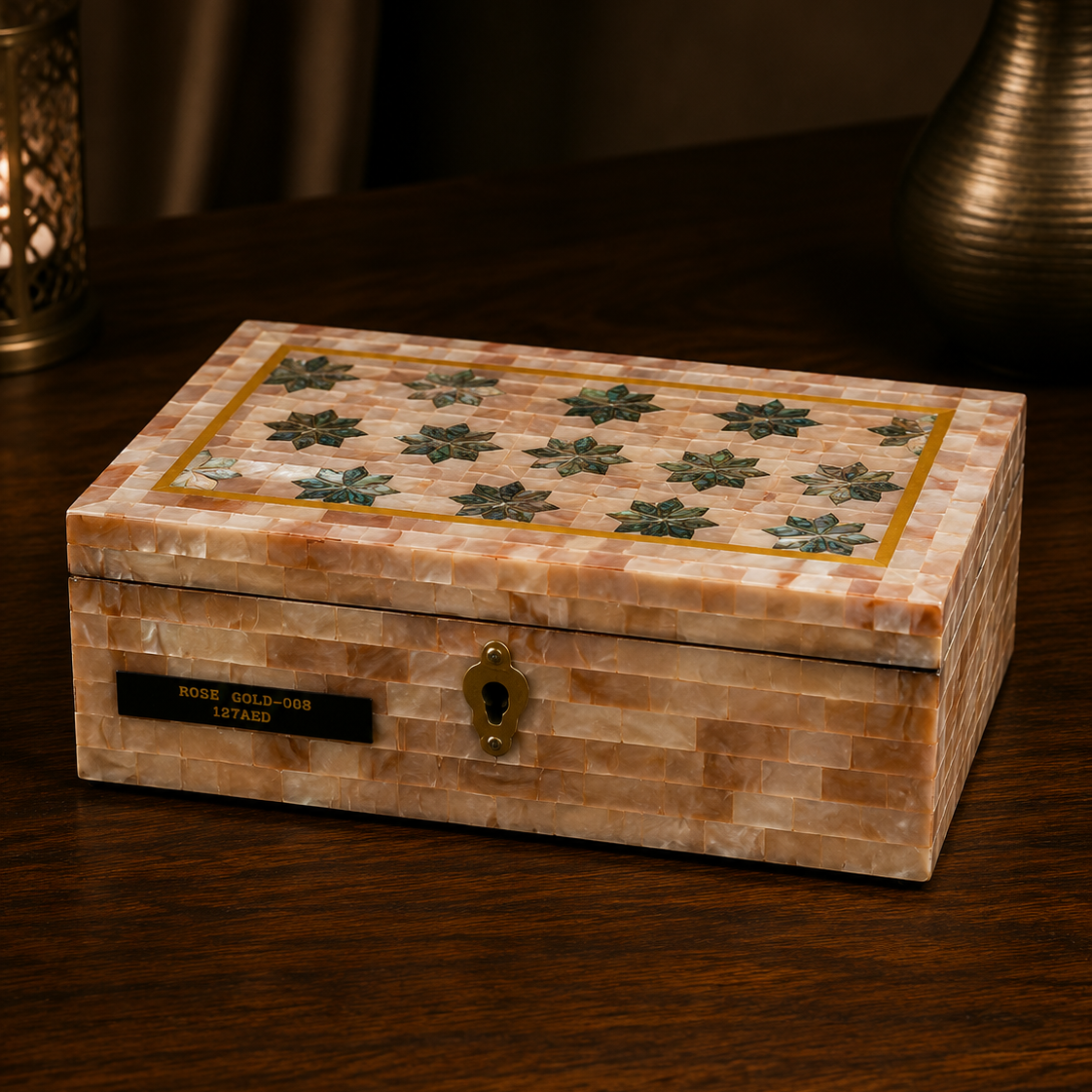 Al-Sadaf Box | Handcrafted Shell-Inlaid Box