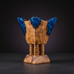 Epoxy & Olive Wood Bakhour Burner - 23cm