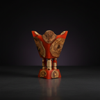 Large Epoxy & Olive Wood Bakhour Burner - 28cm