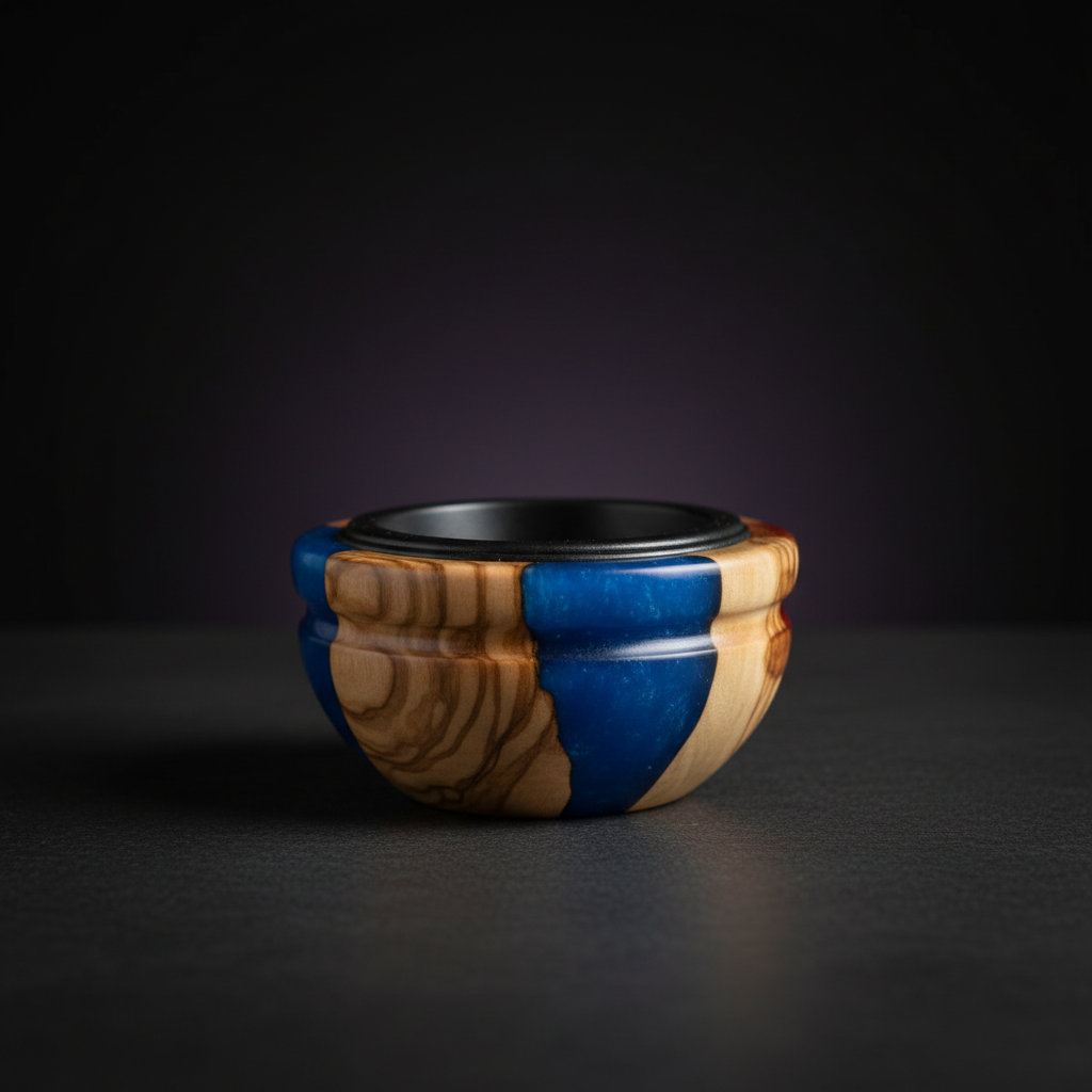 Epoxy & Olive Wood Bakhour Burner - 5cm