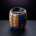 Mini Epoxy & Olive Wood Bakhour Burner - 5cm | Entry Edition — Medieval Oud product image 4