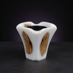 Flower Design Epoxy & Olive Wood Bakhour Burner