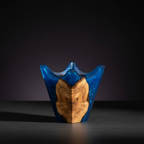 Lantern Style Epoxy & Olive Wood Bakhour Burner
