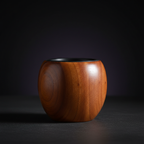 Natural Wooden Bakhour Burner - 9cm (Mango & Guava Wood) — Medieval Oud product image 1