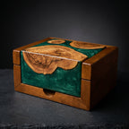 Olive Resin Box | Emerald Edition